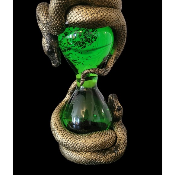 Martha Stewart Green Snake Decorative Waterglobe - Picture 2 of 3